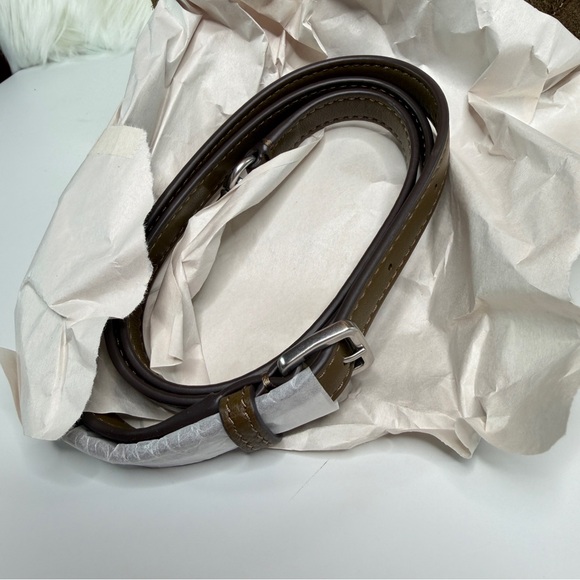 Tory Burch Kira Small Diamond-Quilted Suede Shoulder Bag - Deep Olive - Picture 8 of 11